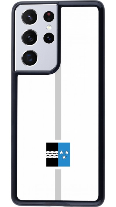 Samsung Galaxy S21 Ultra 5G Case Hülle - Kanton AG weiss