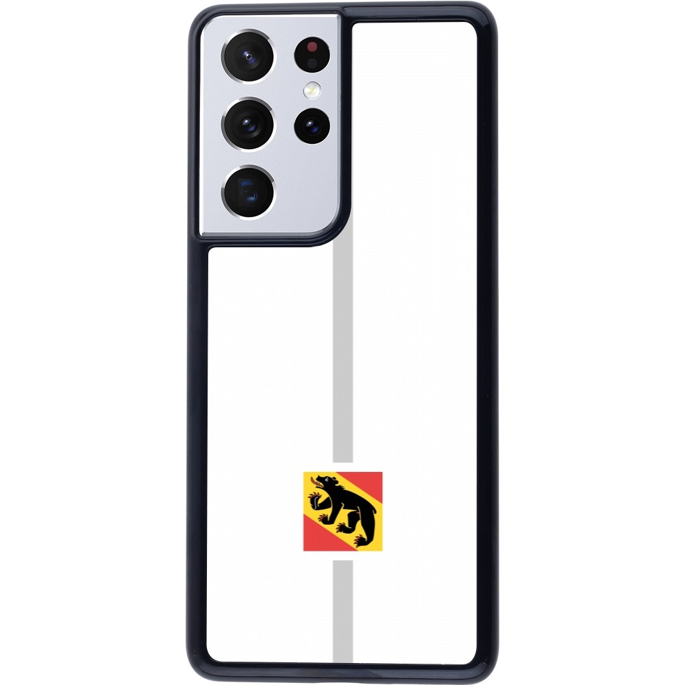 Samsung Galaxy S21 Ultra 5G Case Hülle - Kanton BE weiss