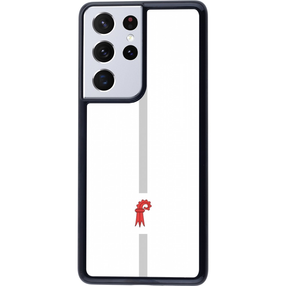 Samsung Galaxy S21 Ultra 5G Case Hülle - Kanton BL weiss