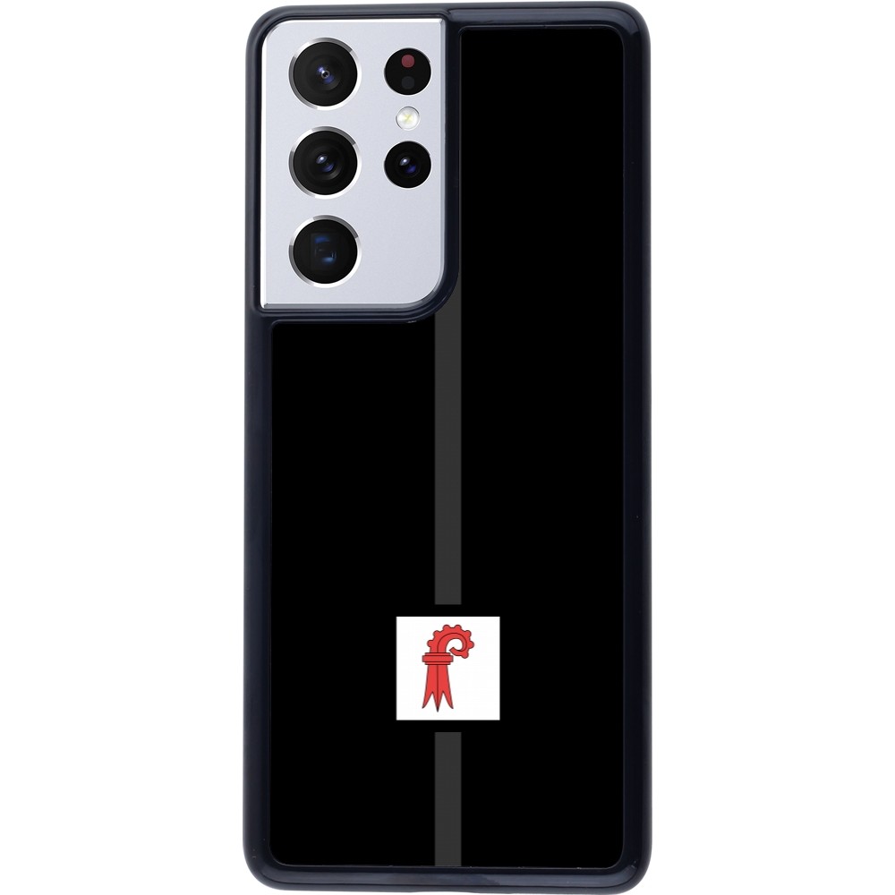 Samsung Galaxy S21 Ultra 5G Case Hülle - Kanton BL schwarz