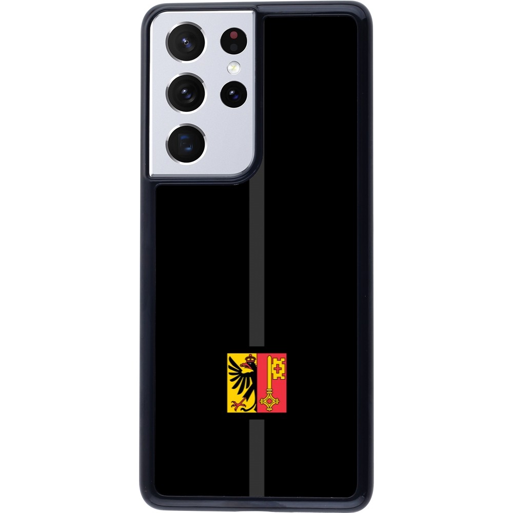 Samsung Galaxy S21 Ultra 5G Case Hülle - Kanton GE schwarz