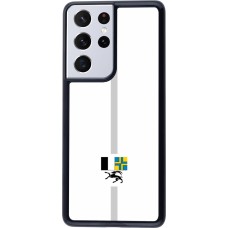 Samsung Galaxy S21 Ultra 5G Case Hülle - Kanton GR weiss