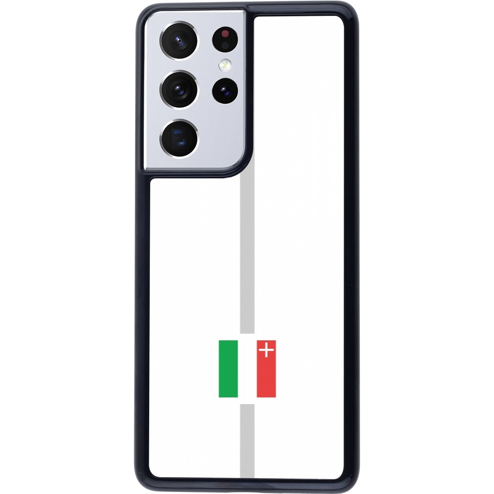Samsung Galaxy S21 Ultra 5G Case Hülle - Kanton NE weiss