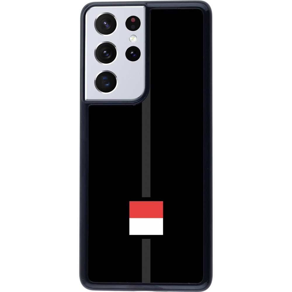Samsung Galaxy S21 Ultra 5G Case Hülle - Kanton SO schwarz