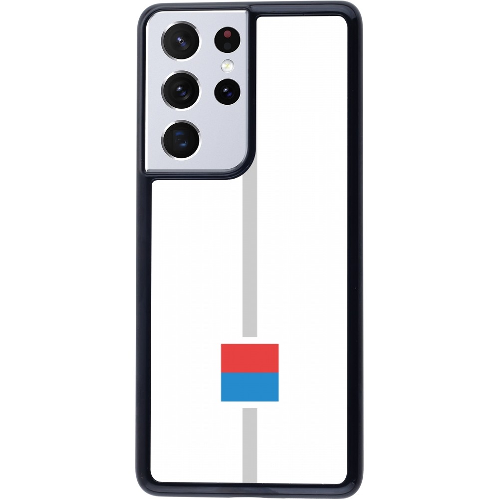Samsung Galaxy S21 Ultra 5G Case Hülle - Kanton TI weiss