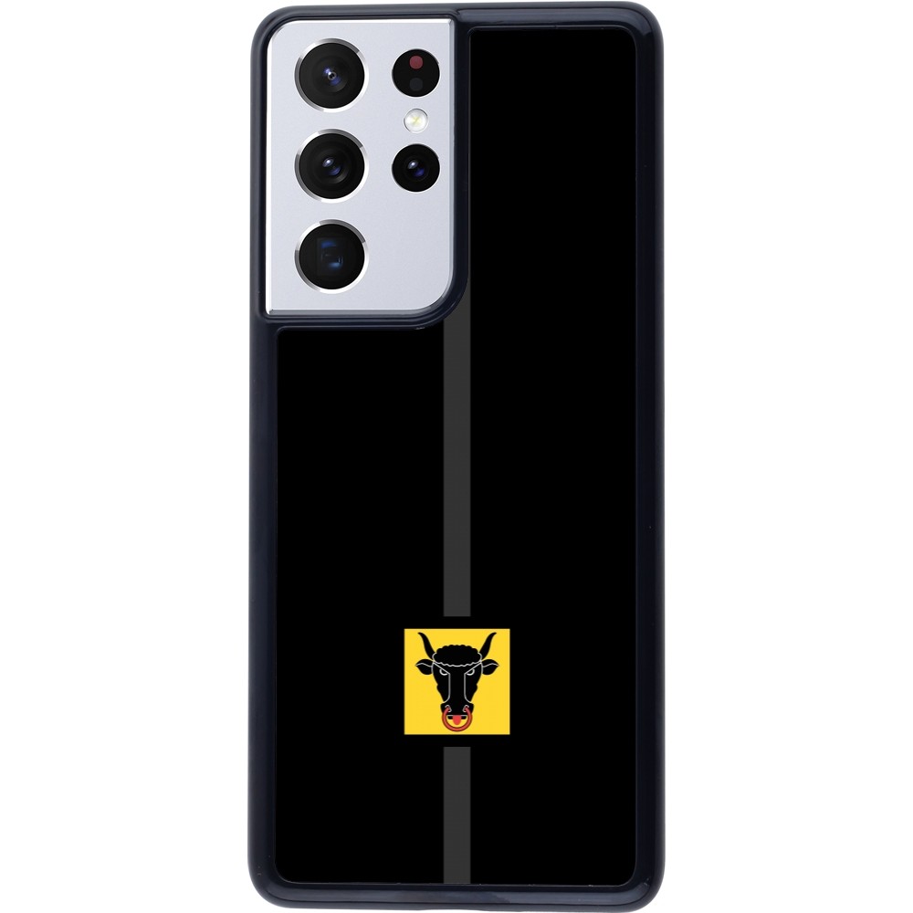 Samsung Galaxy S21 Ultra 5G Case Hülle - Kanton UR schwarz