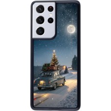 Coque Samsung Galaxy S21 Ultra 5G - Christmas 25 Car with Tree Xmas