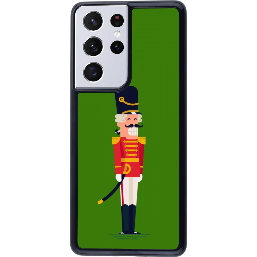 Coque Samsung Galaxy S21 Ultra 5G - Christmas 25 Nutcracker Green