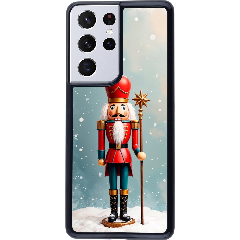 Coque Samsung Galaxy S21 Ultra 5G - Christmas 25 Nutcracker Snow