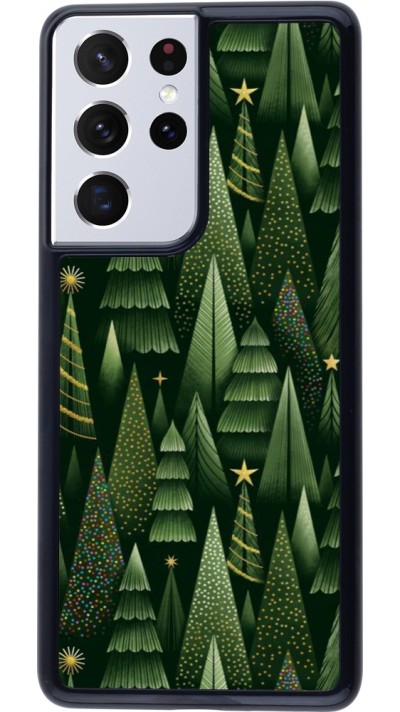 Coque Samsung Galaxy S21 Ultra 5G - Christmas 25 Pattern Xmas Tree