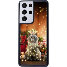 Coque Samsung Galaxy S21 Ultra 5G - Christmas 25 Xmas Cat