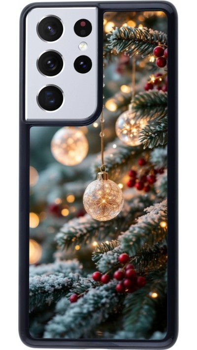 Coque Samsung Galaxy S21 Ultra 5G - Christmas 25 Xmas Decorated Tree