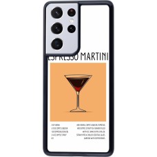 Coque Samsung Galaxy S21 Ultra 5G - Cocktail recette Espresso Martini