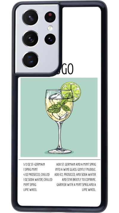 Coque Samsung Galaxy S21 Ultra 5G - Cocktail recette Hugo