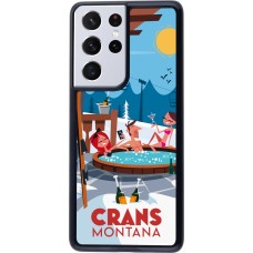 Samsung Galaxy S21 Ultra 5G Case Hülle - Crans-Montana Mountain Jacuzzi