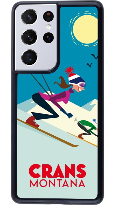 Coque Samsung Galaxy S21 Ultra 5G - Crans-Montana Ski Downhill