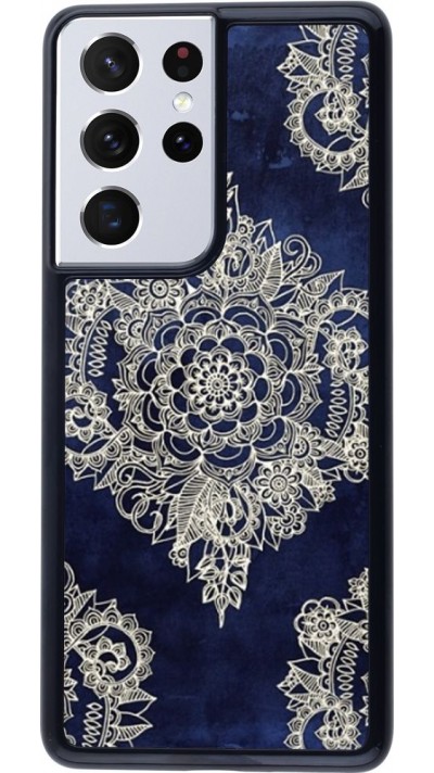 Coque Samsung Galaxy S21 Ultra 5G - Cream Flower Moroccan