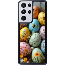 Samsung Galaxy S21 Ultra 5G Case Hülle - Easter 2026 Eggs with bees
