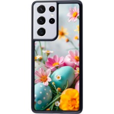 Samsung Galaxy S21 Ultra 5G Case Hülle - Easter 2026 Eggs with flowers