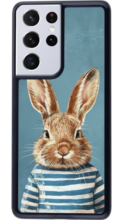 Samsung Galaxy S21 Ultra 5G Case Hülle - Easter 2026 Rabbit navy