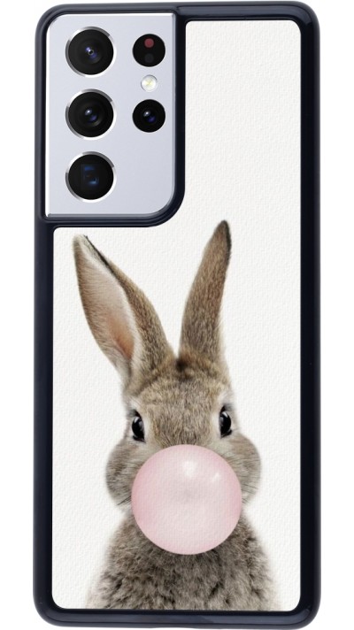 Coque Samsung Galaxy S21 Ultra 5G - Easter 2023 bubble gum bunny