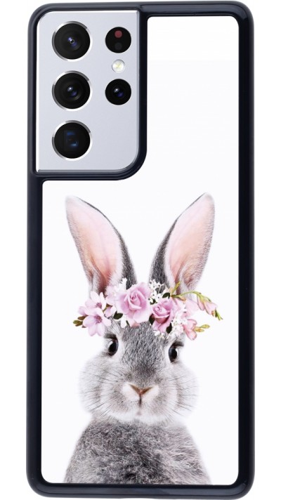 Coque Samsung Galaxy S21 Ultra 5G - Easter 2023 flower bunny