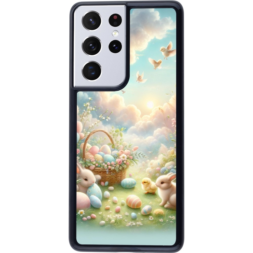 Coque Samsung Galaxy S21 Ultra 5G - Easter 2025 Pastel Pâques