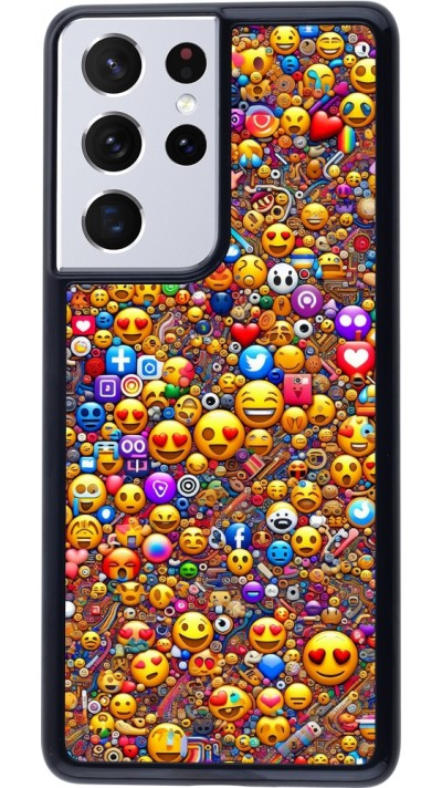 Coque Samsung Galaxy S21 Ultra 5G - Emoji mixed
