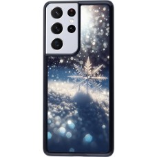 Samsung Galaxy S21 Ultra 5G Case Hülle - Schneeflocke Solar Glanz
