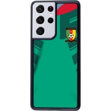 Samsung Galaxy S21 Ultra 5G Case Hülle - Kamerun 2022 personalisierbares Fussballtrikot