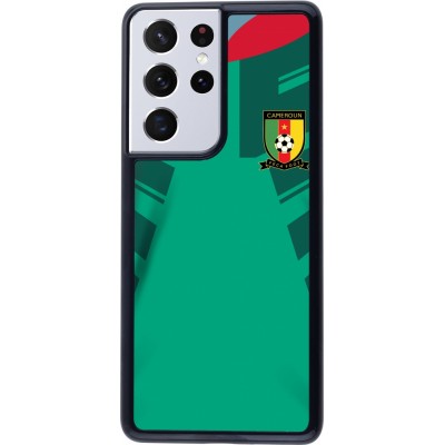 Coque Samsung Galaxy S21 Ultra 5G - Maillot de football Cameroun 2022 personnalisable