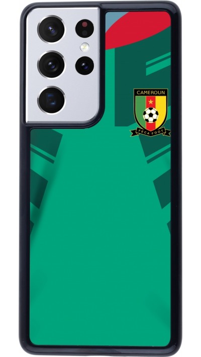 Coque Samsung Galaxy S21 Ultra 5G - Maillot de football Cameroun 2022 personnalisable