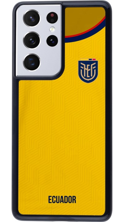 Coque Samsung Galaxy S21 Ultra 5G - Maillot de football Equateur 2022