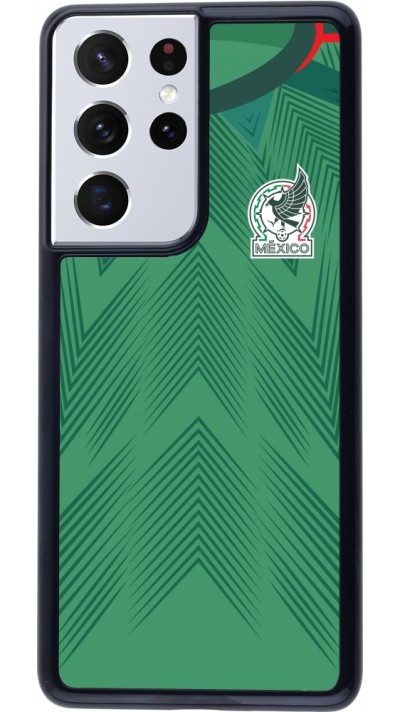 Samsung Galaxy S21 Ultra 5G Case Hülle - Mexiko 2022 personalisierbares Fussballtrikot