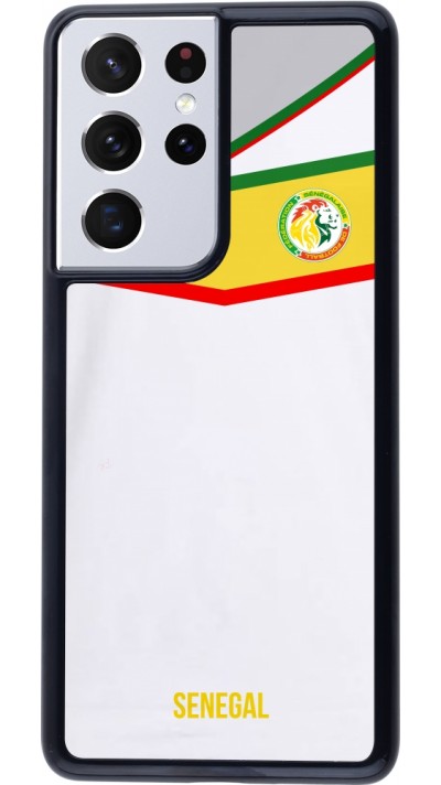 Coque Samsung Galaxy S21 Ultra 5G - Maillot de football Senegal 2022 personnalisable