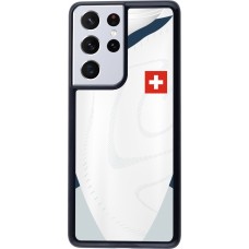 Coque Samsung Galaxy S21 Ultra 5G - Maillot de football Suisse Extérieur personnalisable