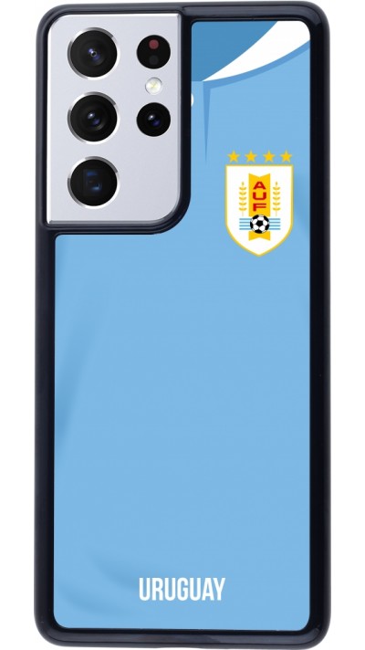 Samsung Galaxy S21 Ultra 5G Case Hülle - Uruguay 2022 personalisierbares Fussballtrikot