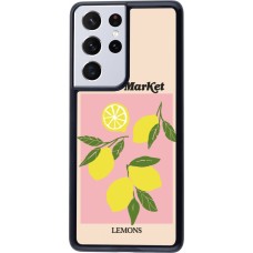 Coque Samsung Galaxy S21 Ultra 5G - Fruit market lemons 2026