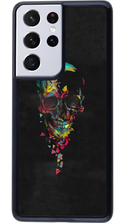 Coque Samsung Galaxy S21 Ultra 5G - Halloween 22 colored skull