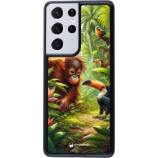Samsung Galaxy S21 Ultra 5G Case Hülle - Tropischer Dschungel Tayrona