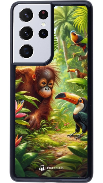 Coque Samsung Galaxy S21 Ultra 5G - Jungle Tropicale Tayrona