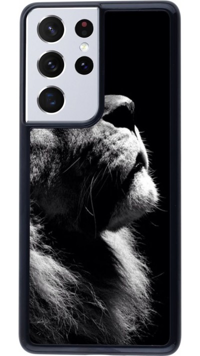 Coque Samsung Galaxy S21 Ultra 5G - Lion looking up