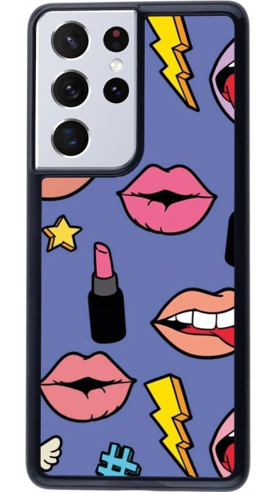 Coque Samsung Galaxy S21 Ultra 5G - Lips and lipgloss