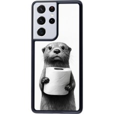 Samsung Galaxy S21 Ultra 5G Case Hülle - Otter Toilettenpapier