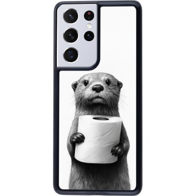 Samsung Galaxy S21 Ultra 5G Case Hülle - Otter Toilettenpapier
