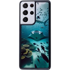 Samsung Galaxy S21 Ultra 5G Case Hülle - Manta Lagune Reinigung
