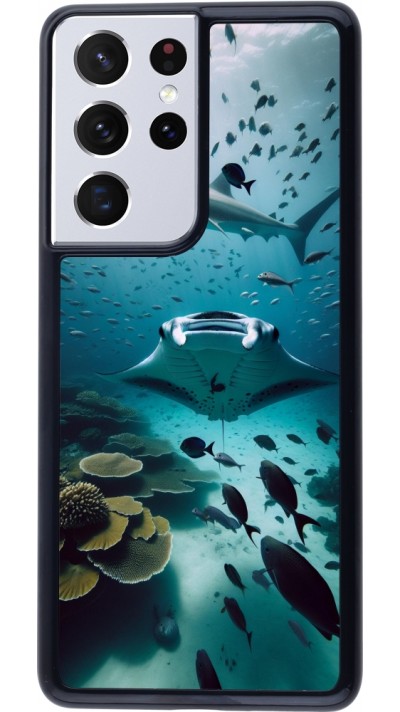 Samsung Galaxy S21 Ultra 5G Case Hülle - Manta Lagune Reinigung