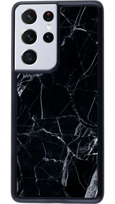 Coque Samsung Galaxy S21 Ultra 5G - Marble Black 01