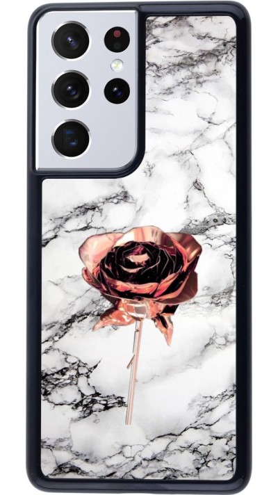 Coque Samsung Galaxy S21 Ultra 5G - Marble Rose Gold