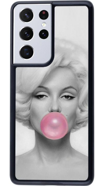 Coque Samsung Galaxy S21 Ultra 5G - Marilyn Bubble